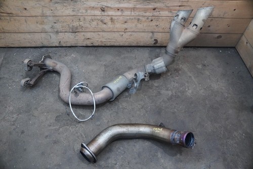 Rear exhaust muffler pipe set - rear,